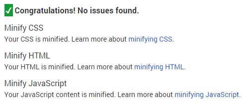 результаты минимазации javascript и css результаты минимазации javascript и css