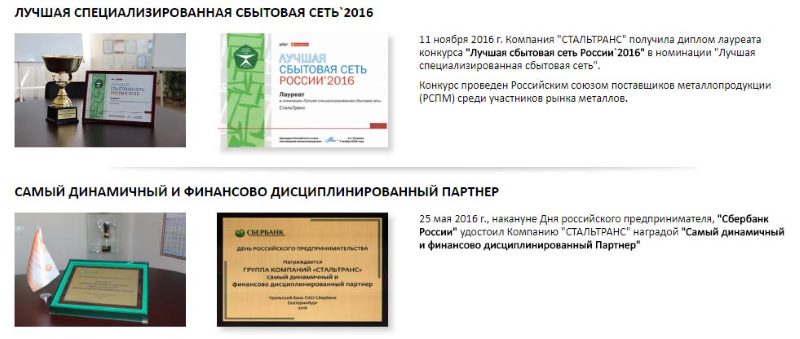 сертификаты, награды