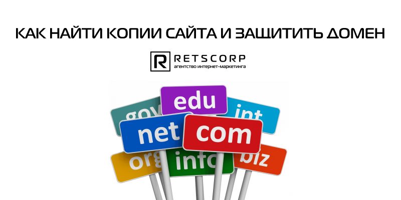 Как найти копии сайта и защитить домен