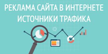 Реклама сайта в интернете. Источники трафика