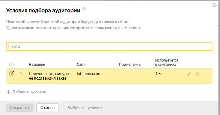 Подбор аудитории в ретаргетинге Подбор аудитории в ретаргетинге