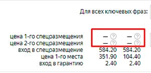 Расчет ставок за доступные позиции Расчет ставок за доступные позиции