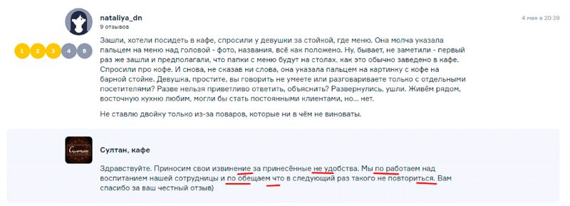 пример официального ответа с ошибками пример официального ответа с ошибками