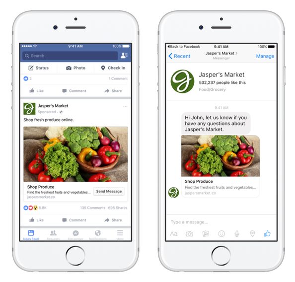 Sponsored Messages facebook Sponsored Messages facebook