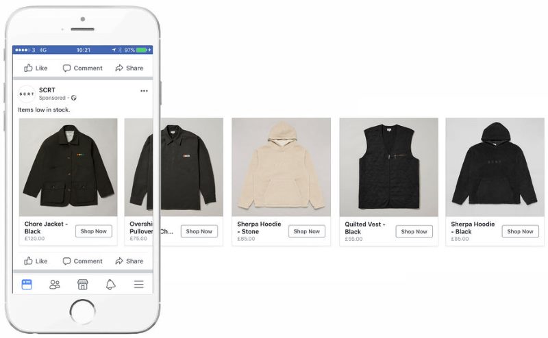 Динамические объявления facebook Динамические объявления facebook
