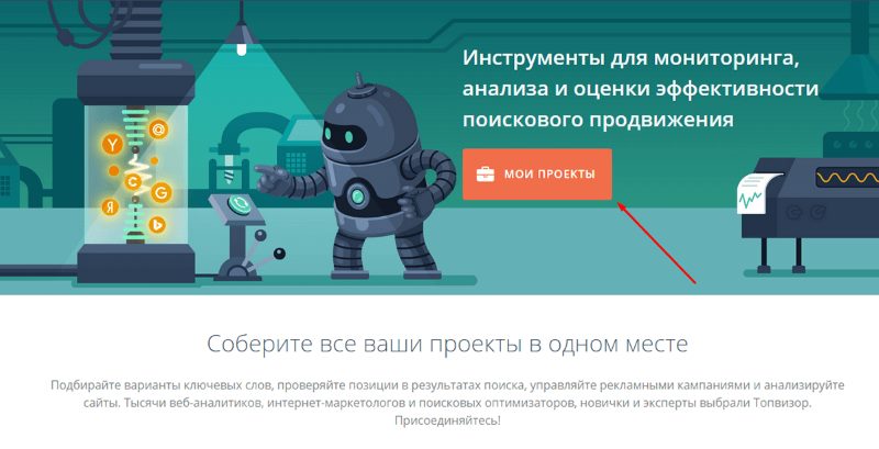 начало работы с Топвизором