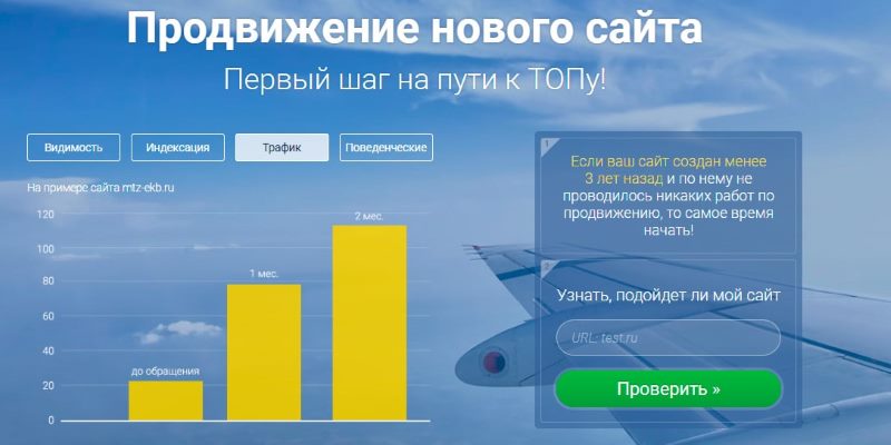 продвижение нового сайта в RetsCorp продвижение нового сайта в RetsCorp
